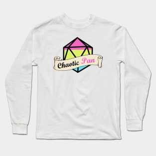 Dnd Chaotic Pan Dice Long Sleeve T-Shirt